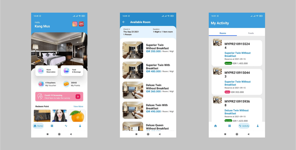 MyPapilio Hotel Reservation App